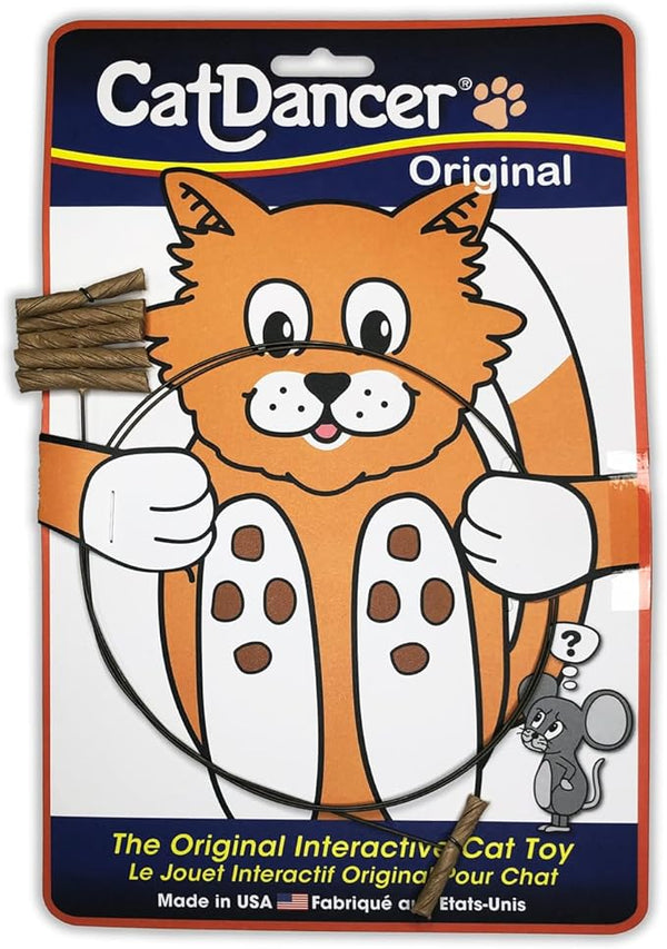 Cat Dancer Products 101 Interactive Cat Toy, Brown