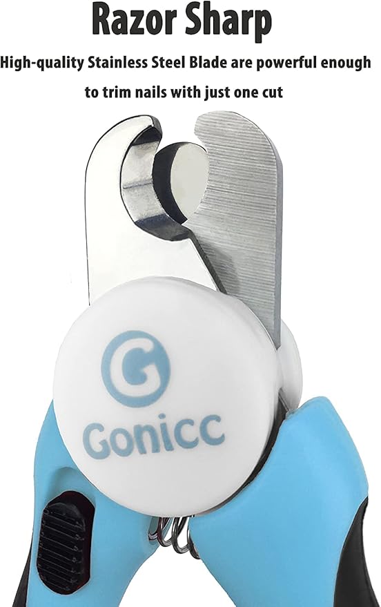 Gonicc Pet Nail Clippers with Safety Guard & File