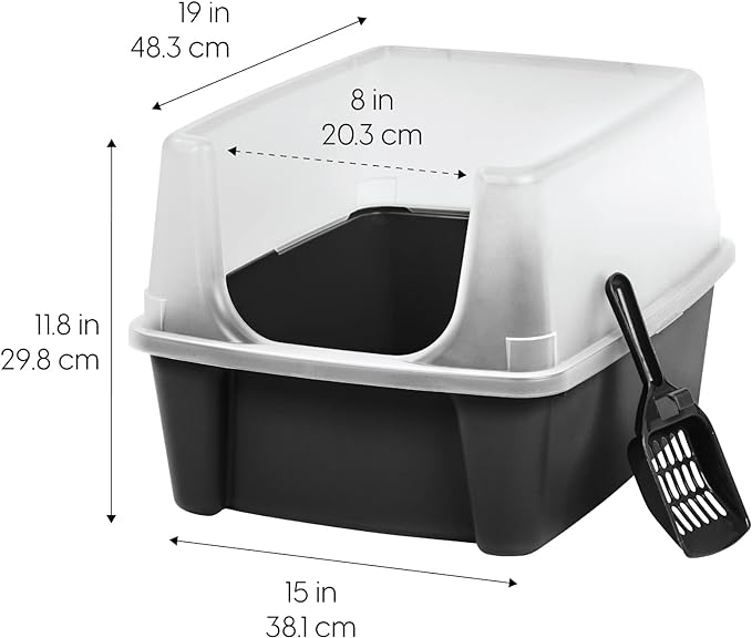 IRIS Large Open Top Cat Litter Box