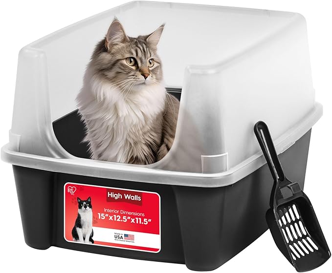 IRIS Large Open Top Cat Litter Box