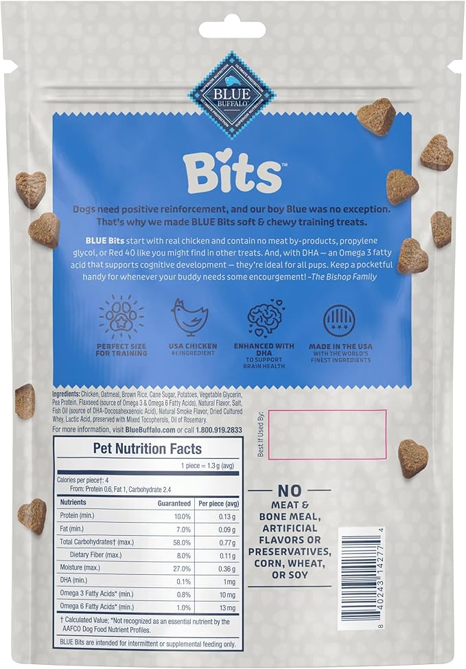 Blue Buffalo Chicken Training Treats with DHA, 19oz