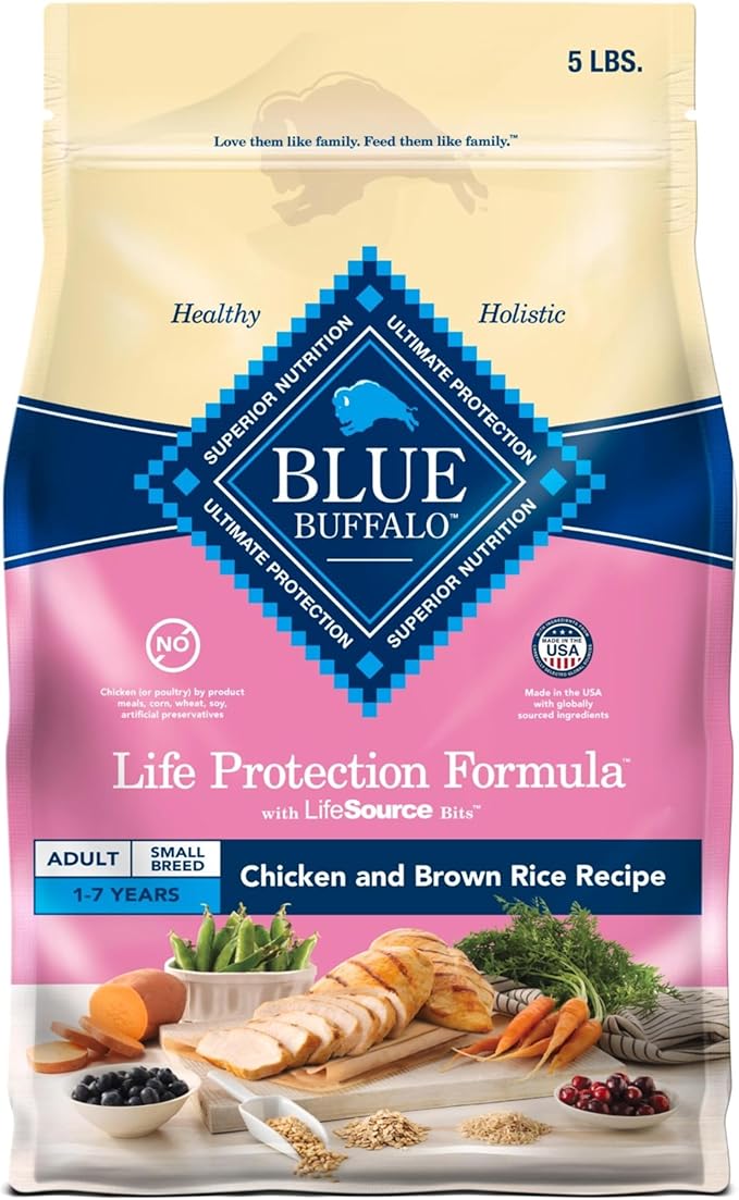 Blue Buffalo Small Breed Chicken Rice Dog Food 5lb