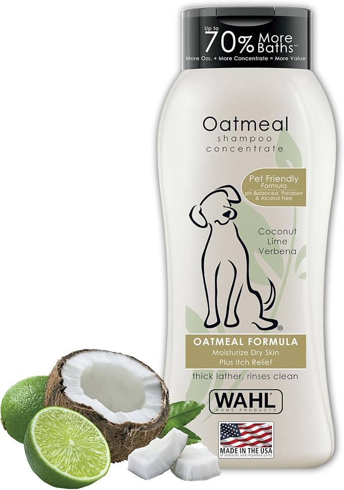 Wahl USA Oatmeal Dog Shampoo – Itch Relief, 24oz
