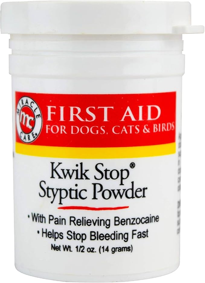 Miracle Care Kwik Stop Styptic Powder for Pets