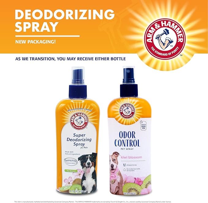 Arm & Hammer Super Deodorizing Dog Spray - Kiwi Blossom, 8oz