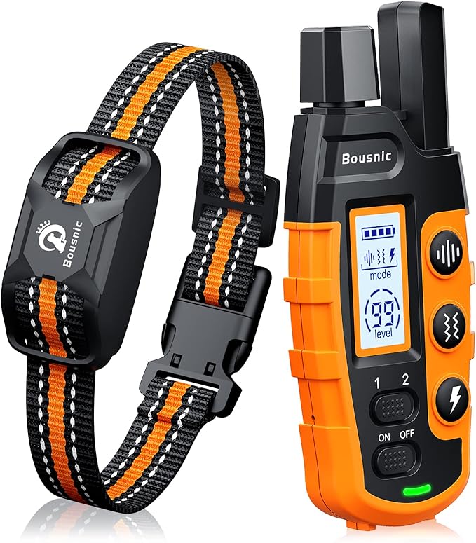Bousnic Waterproof Dog Training Collar with Remote