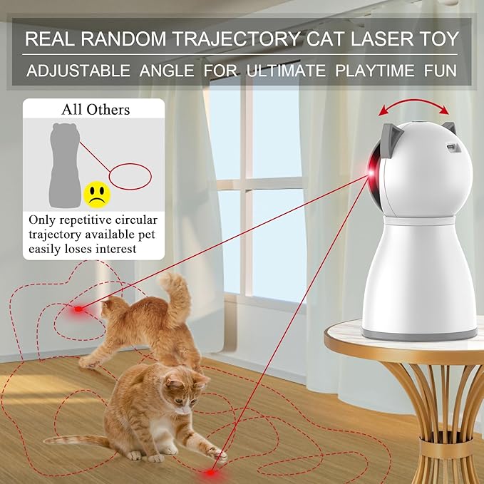 Interactive Rechargeable Laser Toy – 4th Gen