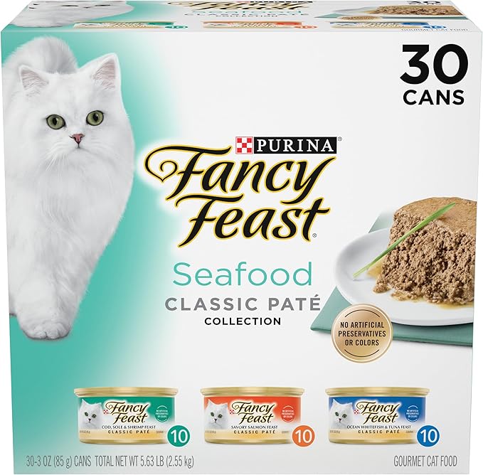 Purina Fancy Feast Seafood Pate Pack