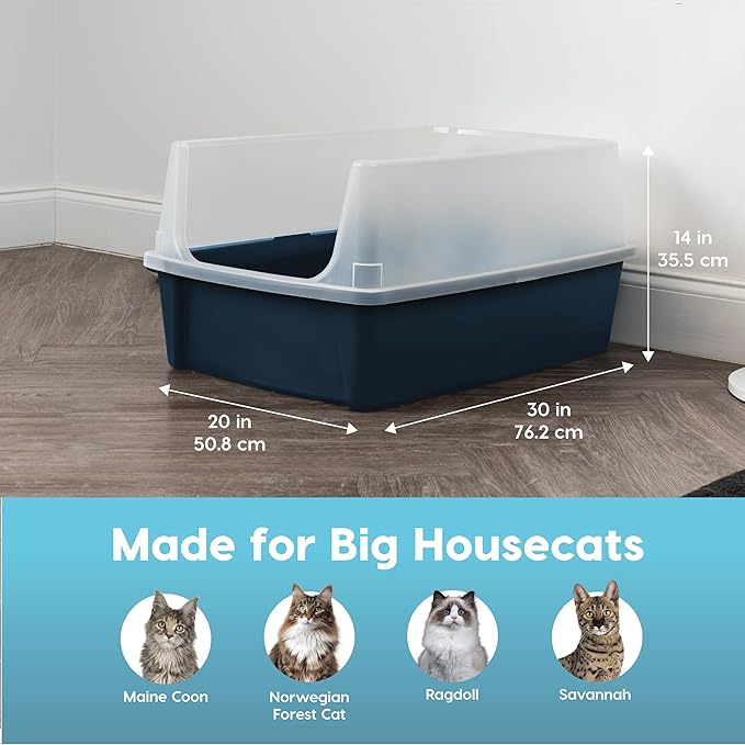 IRIS USA XX-Large Open Top Cat Litter Box