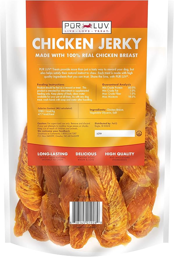 Purina Chicken Jerky Dog Treats, 16oz Pack