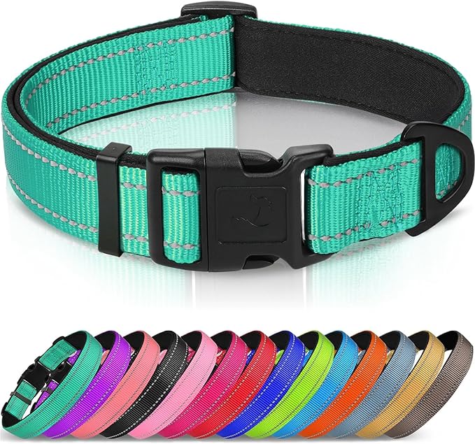 Reflective Neoprene Dog Collar – Adjustable & Comfy