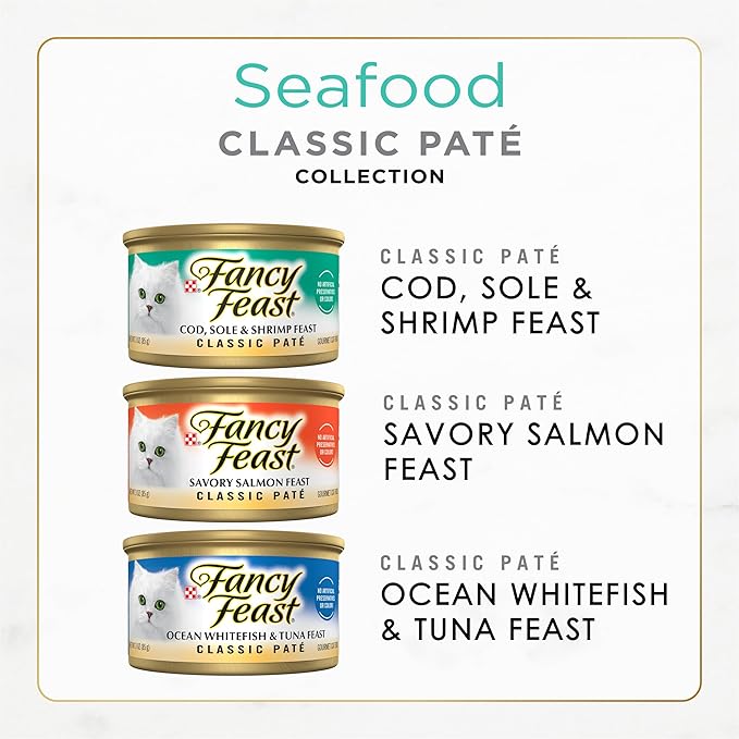 Purina Fancy Feast Seafood Pate Pack