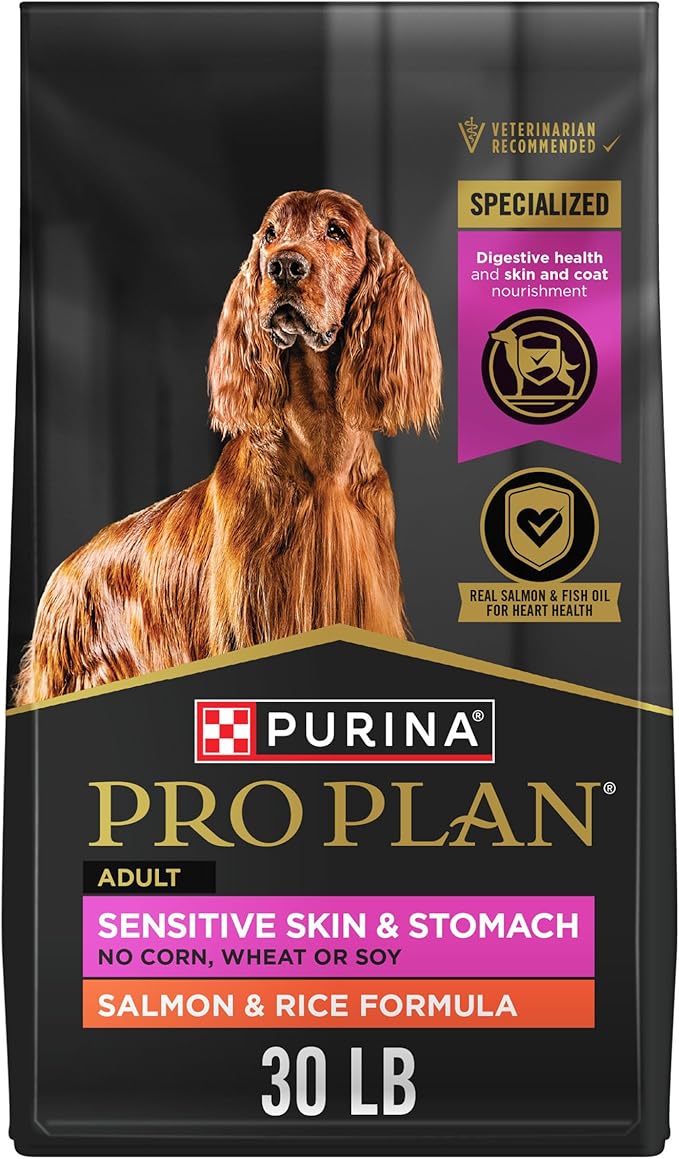 Purina Pro Plan Salmon Rice Dog Food 30lb